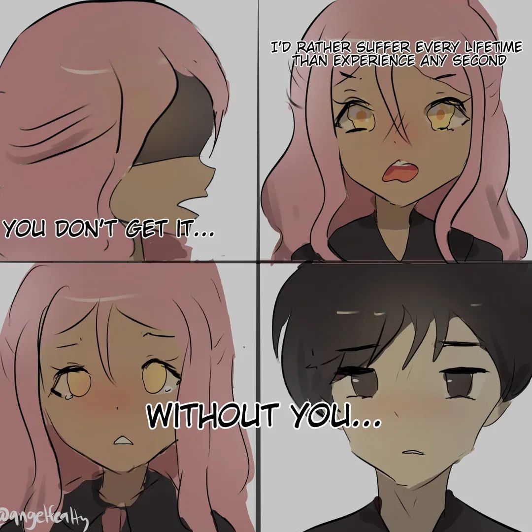 pureazia's tweet photo. Rushed low quality #comic of my doomed ocs #pinkpowder #angstart #ocart #smallartist #artmoots #ArtistOfTwitter https://t.co/j7Bv1oOrfT