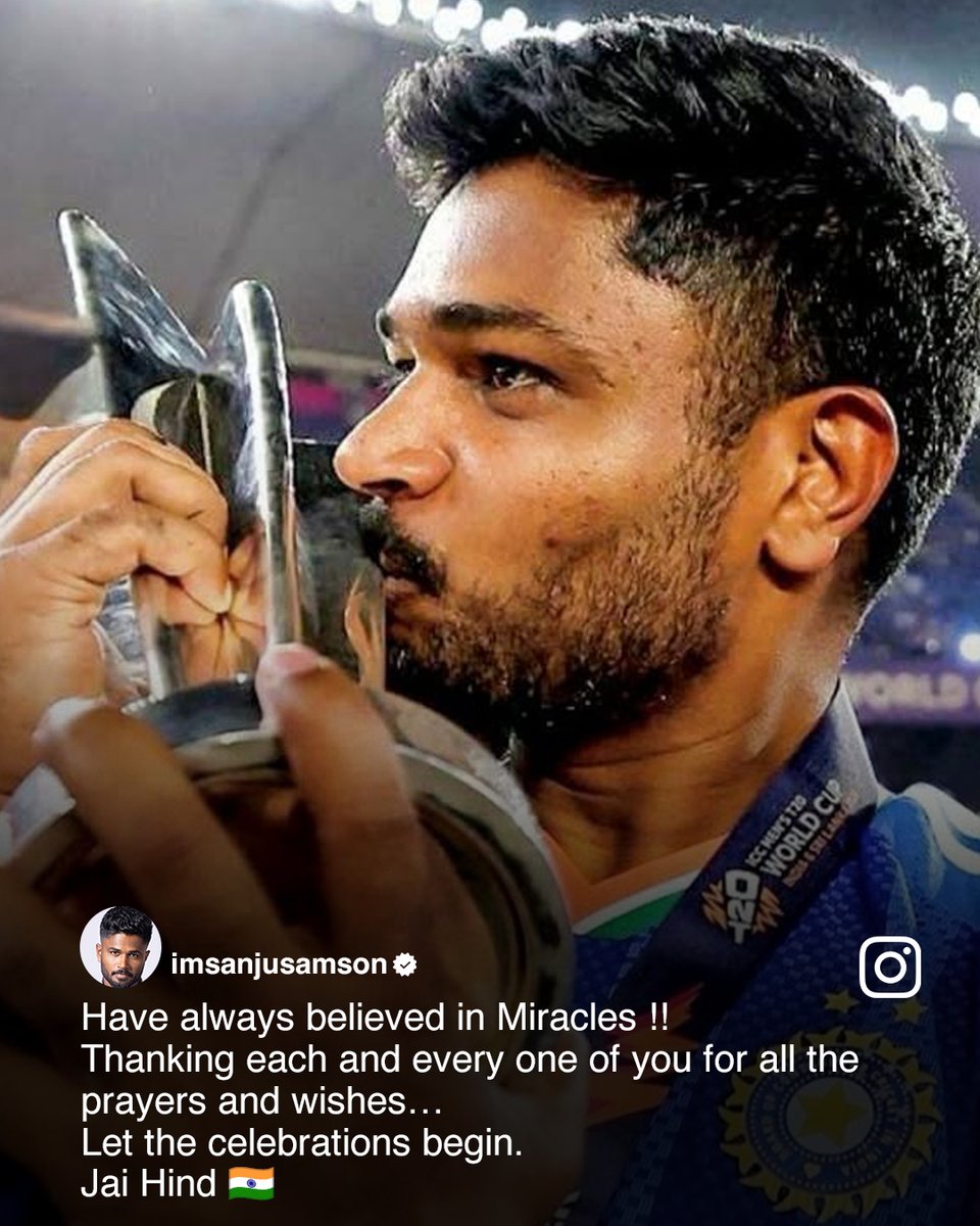 T20WorldCup's tweet photo. From believing in miracles to processing the moment - here's how the #T20WorldCup Champions reacted after defending their title 🙌 https://t.co/vEmvqCb3jN