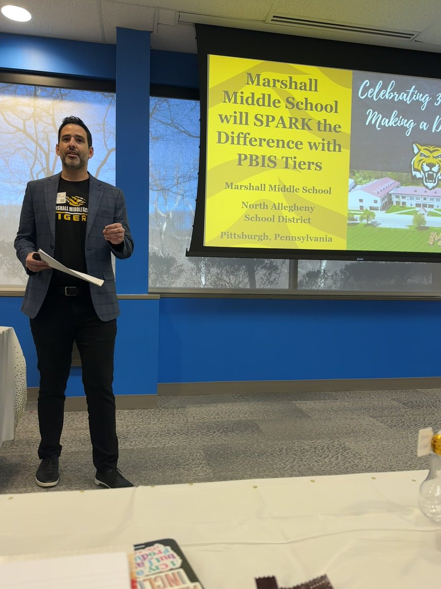 MMS_Tigers_AP's tweet image. Several of our @NA_Schools teams presented today at the AIU on - PBIS &amp;amp; MTSS @pattanupdates 

We are SO VERY proud of MMS Teachers: Bill Mascari &amp;amp; Jenna Rosenbauer @mmstigerpride for **SPARK’ing** the difference at MMS each day!  #NASDlearns #PBIS #MTSS #AdvancedTiers