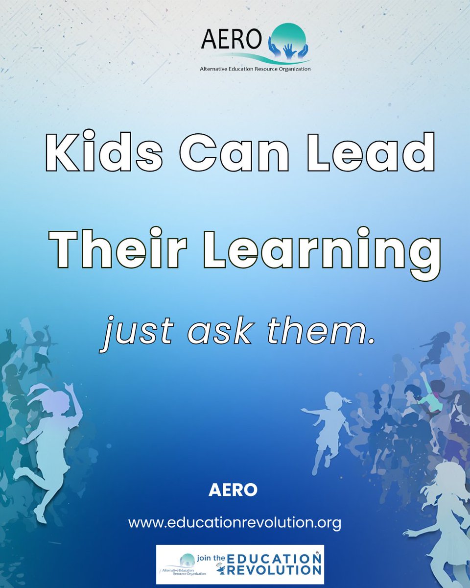 edualternatives's tweet photo. Kids lead their learning all the time; ask them about it.

#learnerled #learnerdesigned #youthled https://t.co/ZEdqJns5Gc