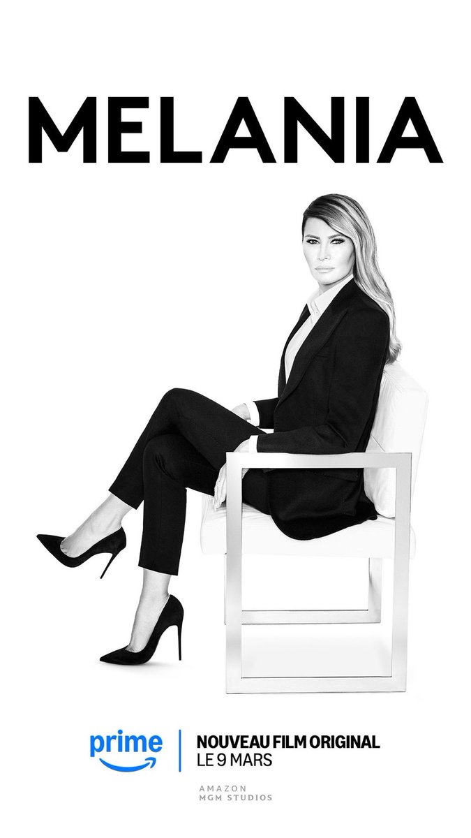 luxertune's tweet photo. "Melania" drops on Prime Video March 9 — a rare inside look at the former First Lady’s world, from the White House to her own quiet defiance. Quietly powerful, fiercely private. 🎥🔥 #MelaniaDoc #PrimeVideo #Documentary #TrumpEra #MustWatch #StreamingNow #BehindTheScenes https://t.co/vgiVDdphn0