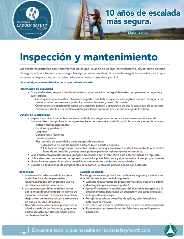 Ladder Safety Month tweet media