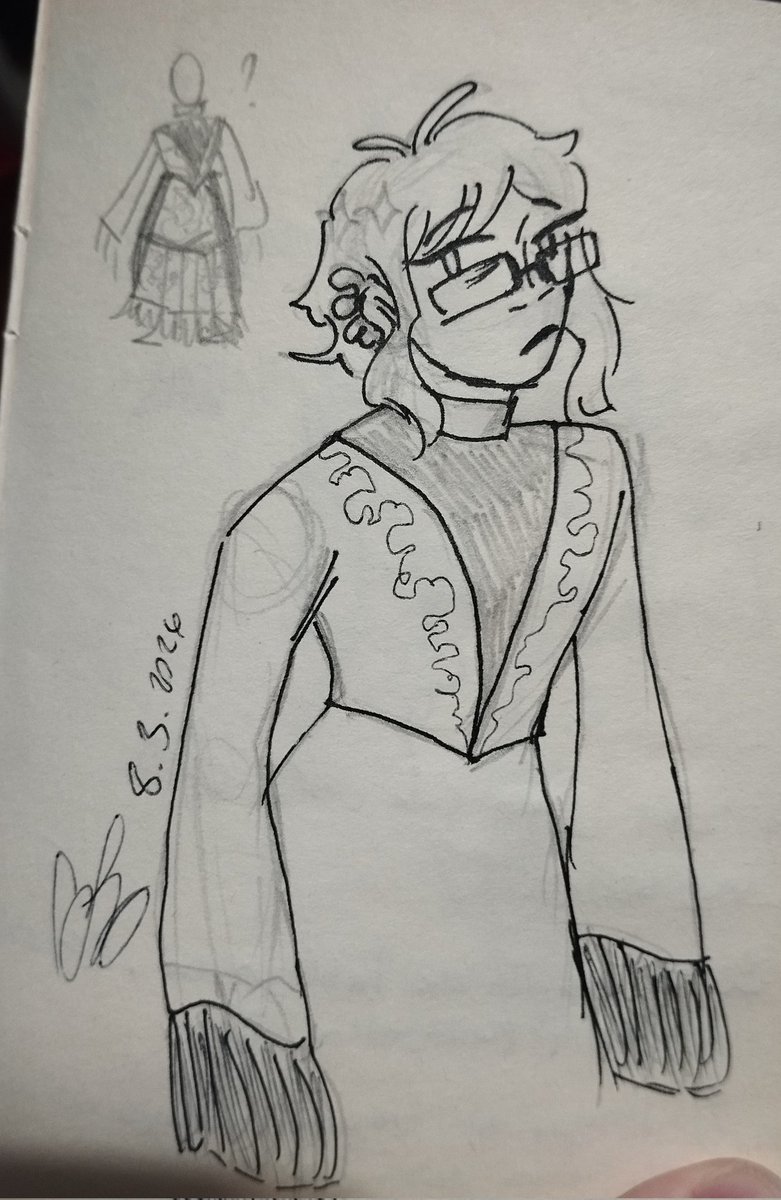 niilesmoon's tweet photo. trying to make up some outfit concepts for some ymyk thing. my beloved ambiguous gender yaoi https://t.co/XTelhY8bMF