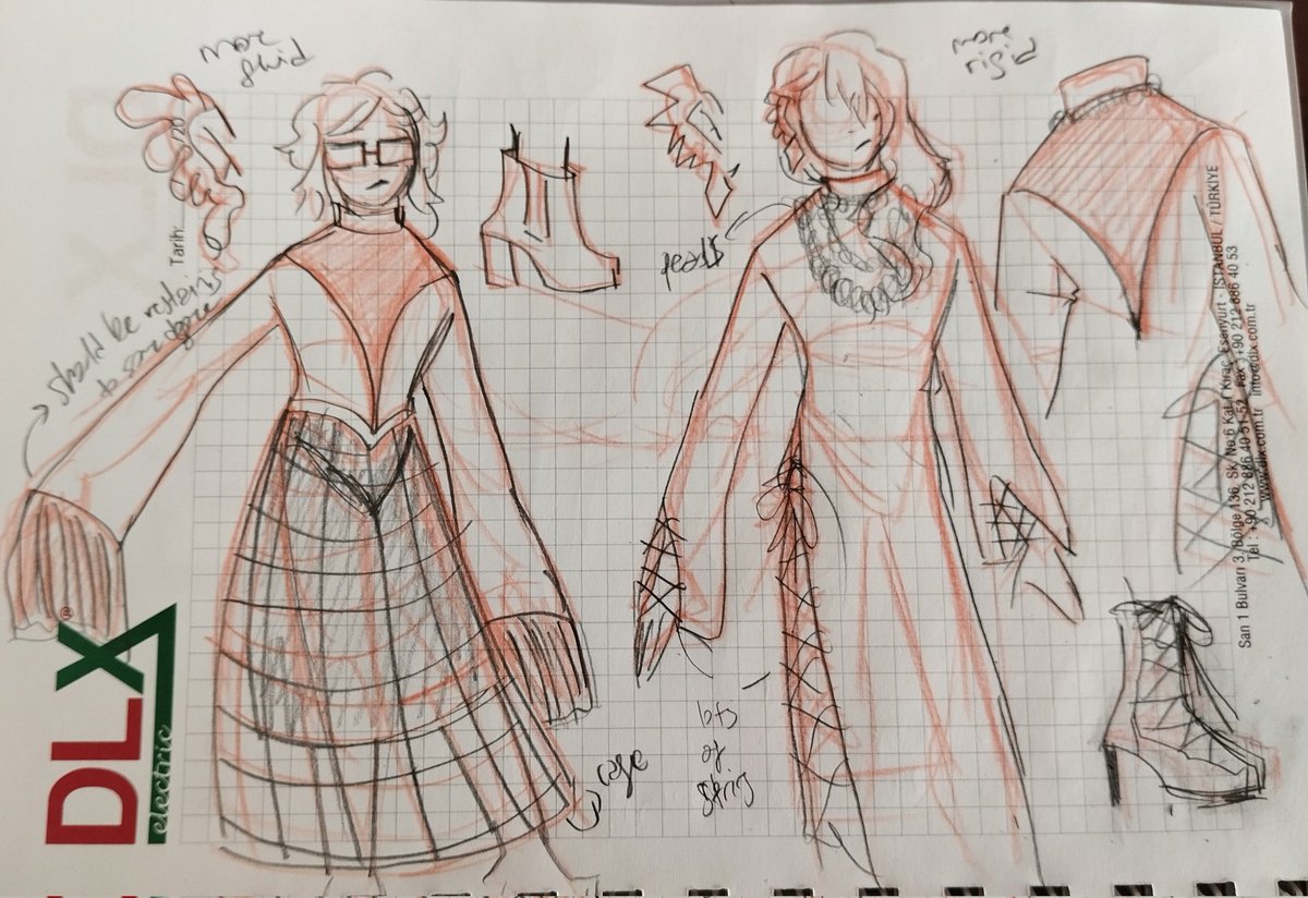 niilesmoon's tweet photo. trying to make up some outfit concepts for some ymyk thing. my beloved ambiguous gender yaoi https://t.co/XTelhY8bMF