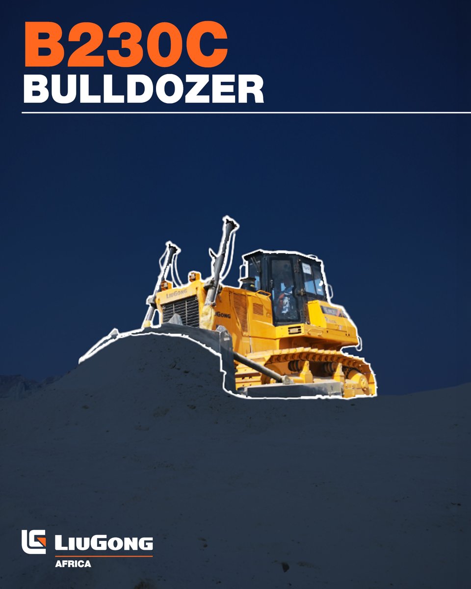 LiuGongAfrica's tweet photo. When power meets precision you get the LiuGong B230C. This machine is built to conquer tough terrain with confidence.
#LiuGongB230C #EarthmovingPower #HeavyDutyPerformance #BuiltForStrength #ReliableMachines https://t.co/kSOPeJfKtK