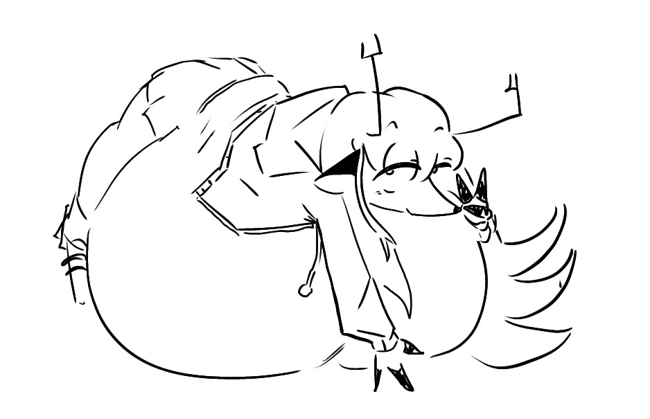 BlimpySlimpy's tweet photo. messing around with my sonas design... I like the longer nose and eyes https://t.co/sWm1GAUe1I