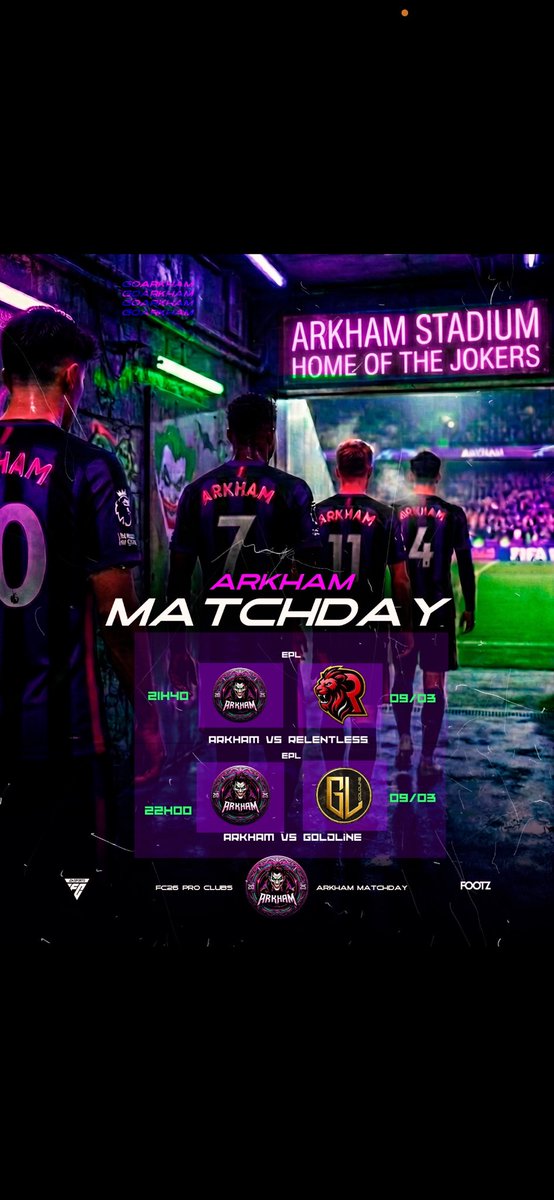 ArkhamCityClub's tweet photo. Programme et composition aligner par notre gm @BPeJaJax7 https://t.co/w5IB0KTNs7