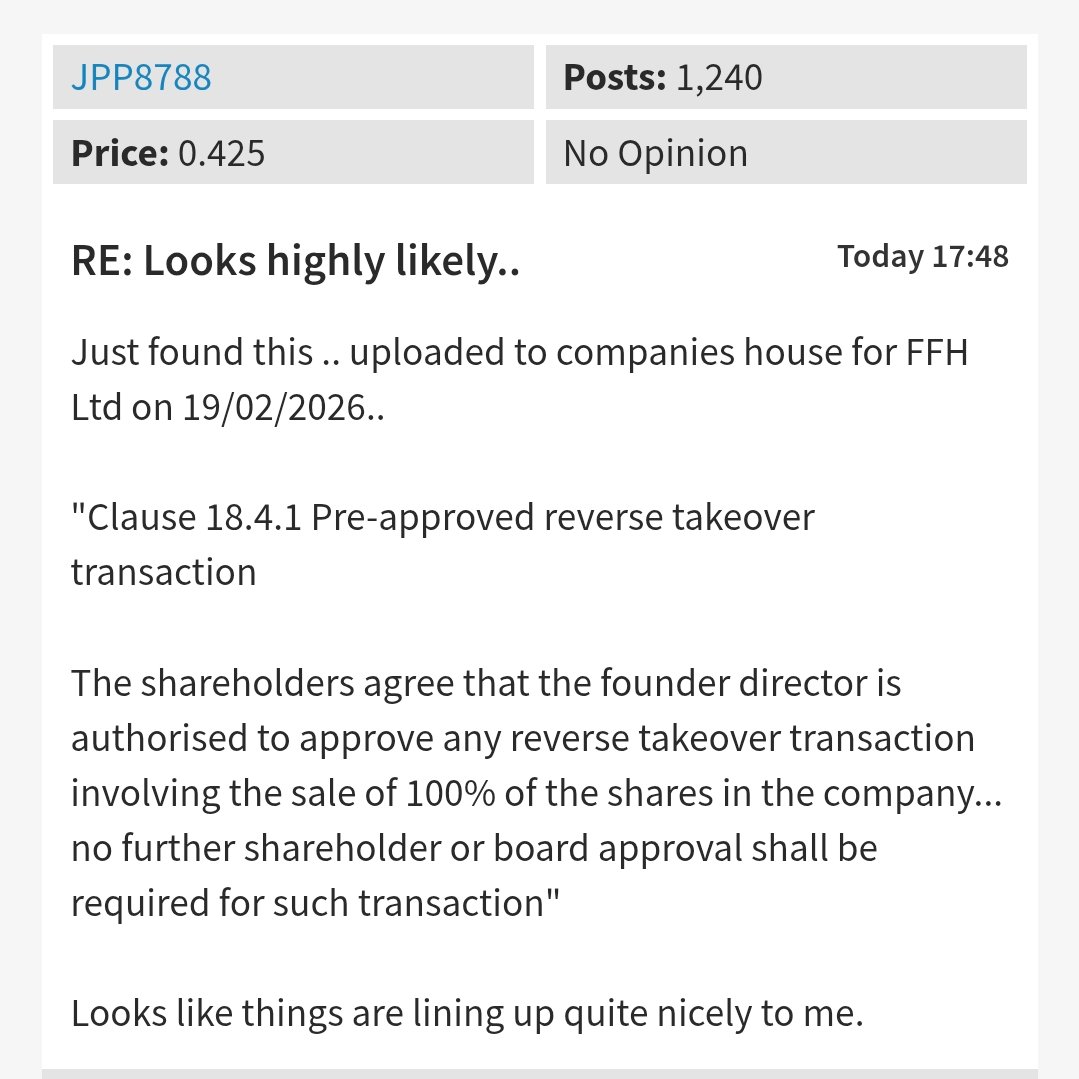 ParkerVanDutch's tweet photo. #FPP

Likely RTO with Freedom incoming.    David Brown director of both.   Companies House submission on 19/2/26 for Freedom: https://t.co/8llwsFRKWJ