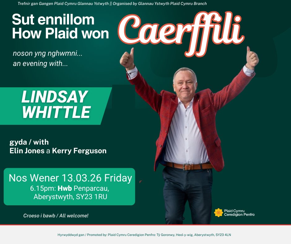 Plaid Aberystwyth tweet media