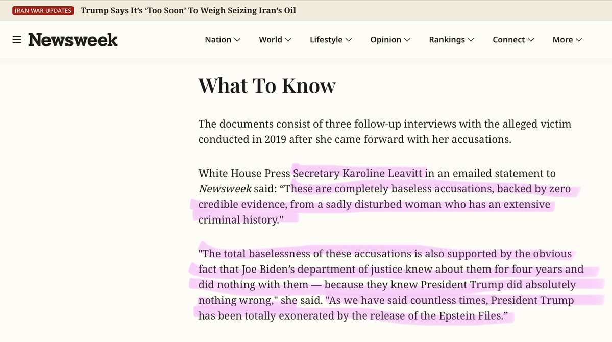LockTheBastrdUP's tweet image. After #PedophilePieceOfShit, @realDonaldTrump, @PressSec @karolineleavitt, is the #BiggestFuckingLiar in D.C.  She has been groomed by the men in her life to spread their filth. #NOTChristian

#DonaldTrumpIsAPedophilePieceOfShit
#TrumpStench It’ll NEVER come off.
#TheTrumpEffect