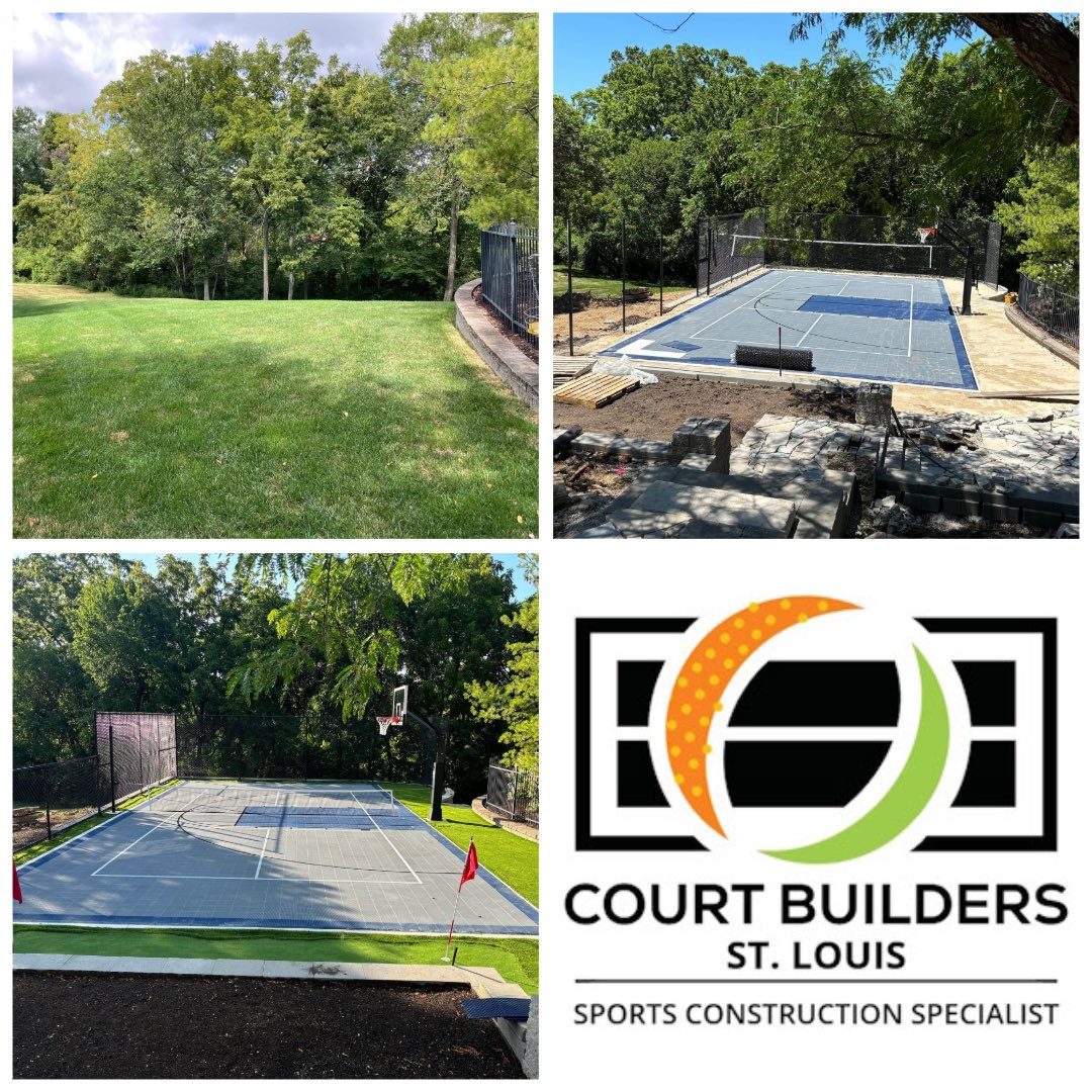 SportCourtSTL's tweet photo. From beginning to end, Court Builders St. Louis will be with you every step of the way! We are committed to providing first class customer service and project coordination from court design to installation to maintenance. 

For a free estimate, give us a call at 636-283-0900 https://t.co/dAiu4Zzvys