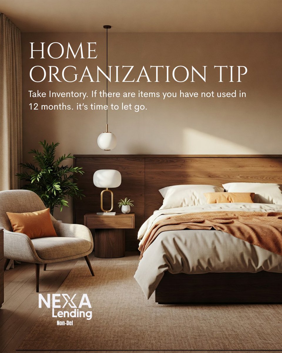 If you haven’t used it in a year, it might be
time to let it go. A quick home inventory can free up
space, simplify your routine, and make room for what
actually matters.