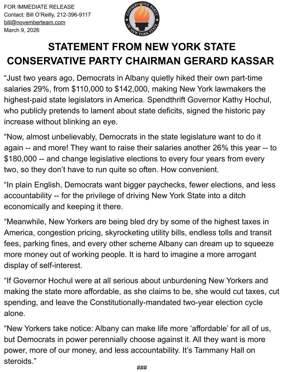 Conservative Party of NYS tweet media