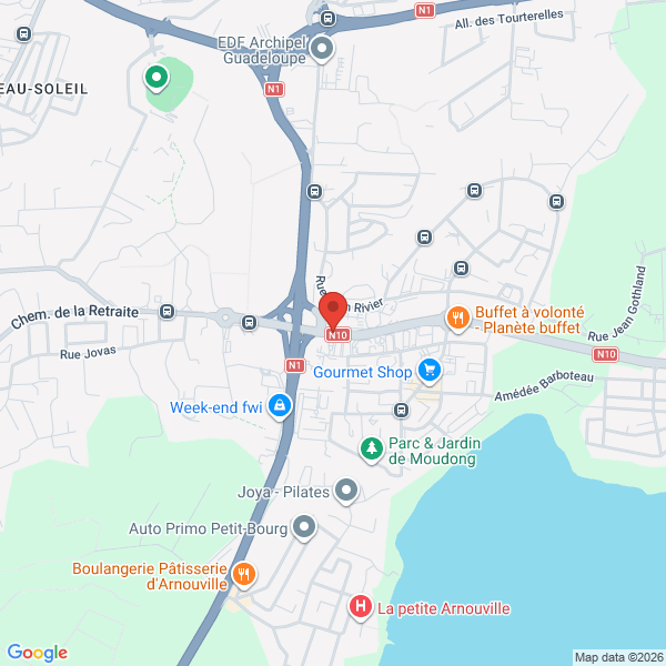 🕒 09/03/2026 14:40 - #accident

⚠️ Accident signalé sur le Boulevard Mahatma Gandhi à Moudong. Prudence.
Suivre l'évolution de l'incident sur les routes de #Guadeloupe.
🔗 app.routanou.fr/item/zb4MWlEEi…
#sécuritéroutière