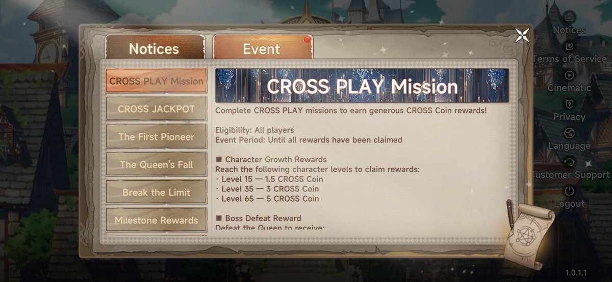 The Cross Play Mission is ready to go! 🚀 

Download now and get prepared to claim your share of $CROSS

Wich class are you choosing to play? 🏹🔥⚔️🔮🪄

#DungeonCross #Web3Gaming #Gaming
