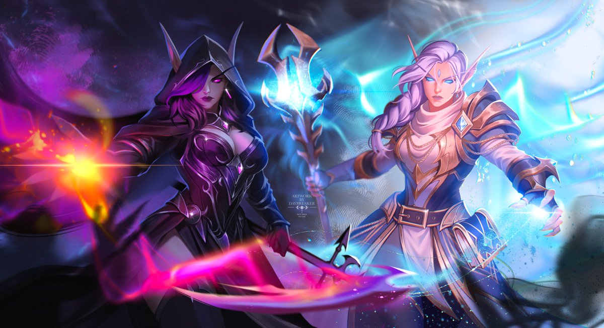 Rev’alyss Ashan and Lyerisa Dawntreader