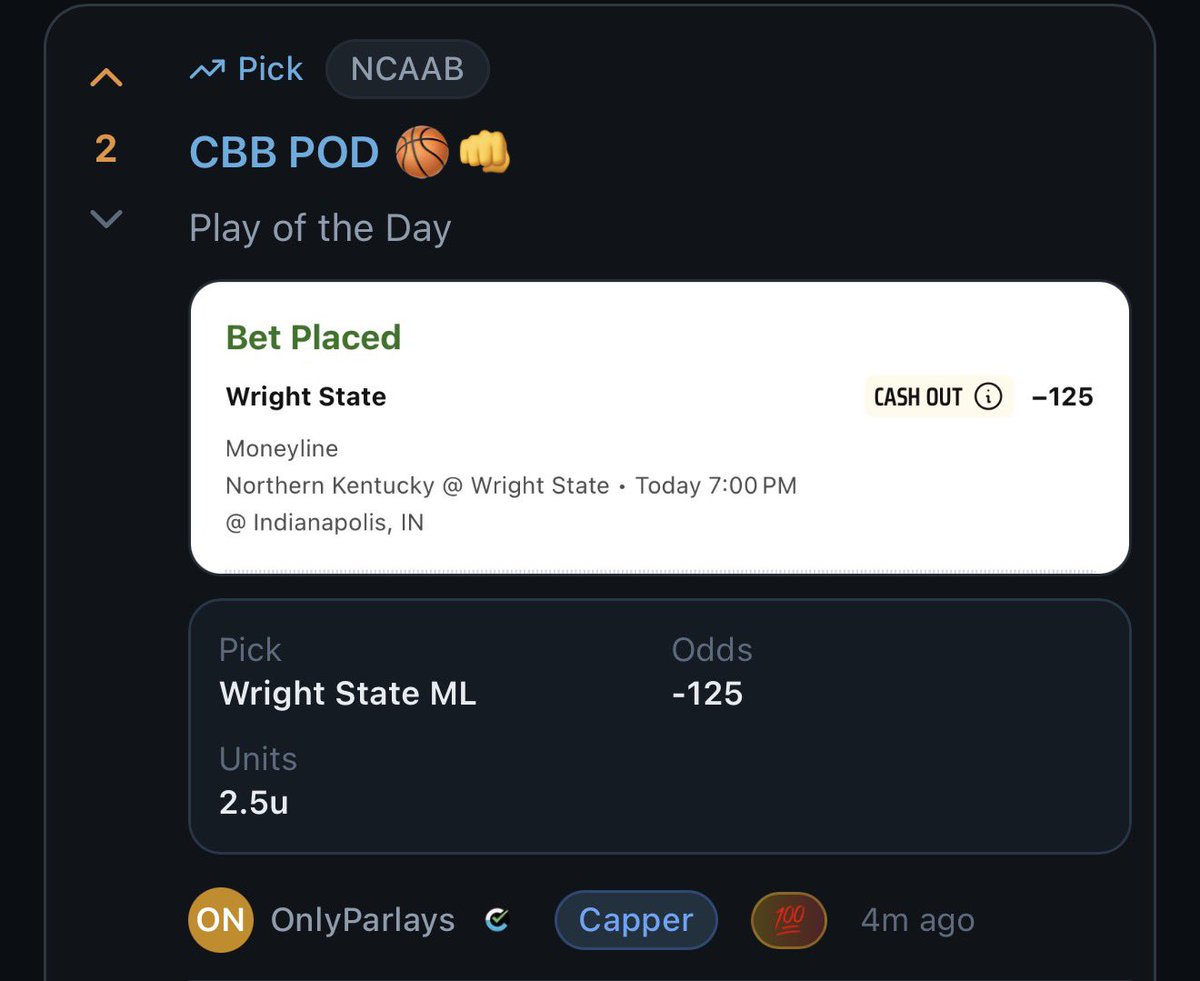 CapCheck_'s tweet photo. The goat @onlyparlays  showing some love early! 🫡 https://t.co/OhspnOjgNu