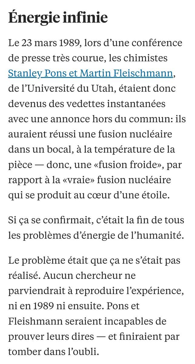 #epsteinfiles 🔥
Dans les dossiers Epstein, on trouve un e-mail dans lequel il affirme :
« J'ai tué Pons il y a des années. »
Stanley Pons. 
Le chercheur en fusion froide.
[= la fin des problemes de l'énergie pour l'humanité]

Epstein dit avoir convaincu le Congrès de supprimer