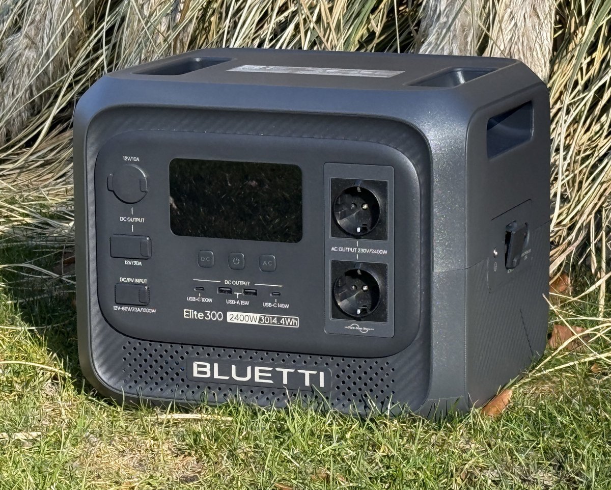 notebookcheck's tweet image. 3 kWh kompakt verpackt: Powerstation Bluetti Elite 300 im Praxis-Test dlvr.it/TRNrTm #Bluetti #Powerstation #PraxisTest #Energie #Technik
