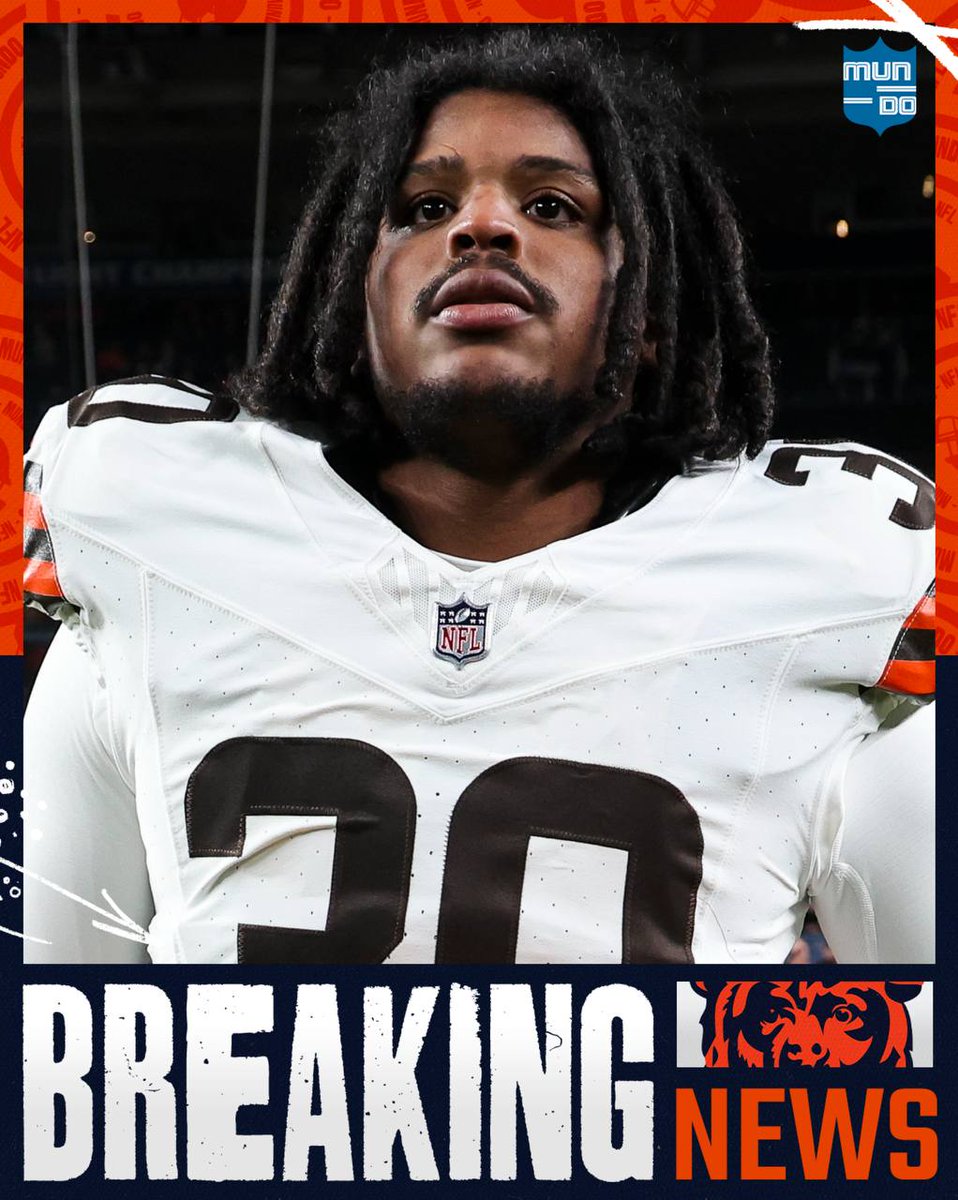 MundoNFL's tweet image. DEVIN BUSH VA A CHICAGO 🐻

El LB firma por tres años y 30MDD con los Bears. (Vía @rapsheet)

#MundoNFL #DaBears