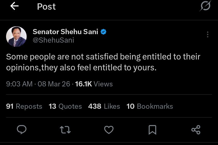 SirRalphs's tweet photo. @ShehuSani @MarkJCarney A quick reminder of your recent statement sir. https://t.co/9Uzz5LqvQJ