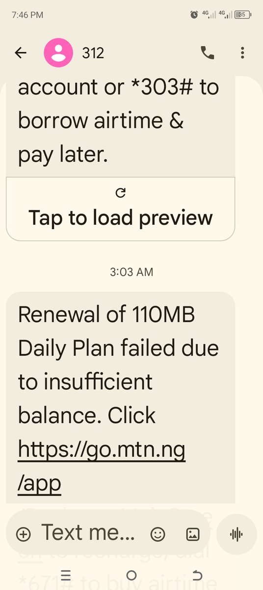 igoson2's tweet photo. @MTNNG @NgComCommission I 07032152490 keep on getting the message on this pix daily but MTN customer care said I don't have such auto-renewal. What should I do now? https://t.co/9iHaLHmtis