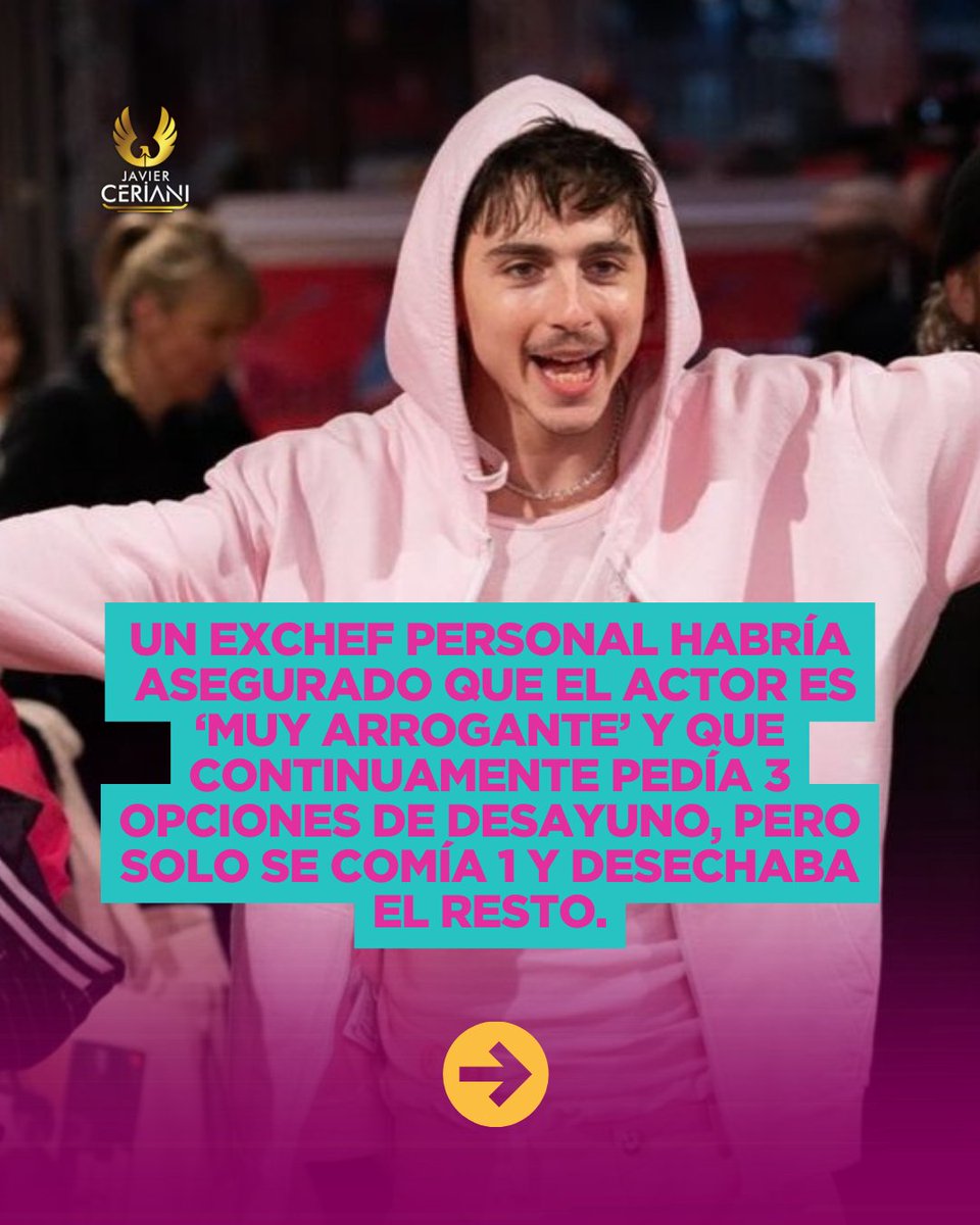 JavierCeriani's tweet image. El escándalo en el que se metió Timothée Chalamet tras sus dichos.😱
Desliza y entérate cómo le respondió Alondra de la Parra, directora de orquesta mexicana, y lo que habría dicho un ex cheff del actor. 

¿Pasó la línea Timothée? 

#timothee #timotheechalamet #ballet #ópera