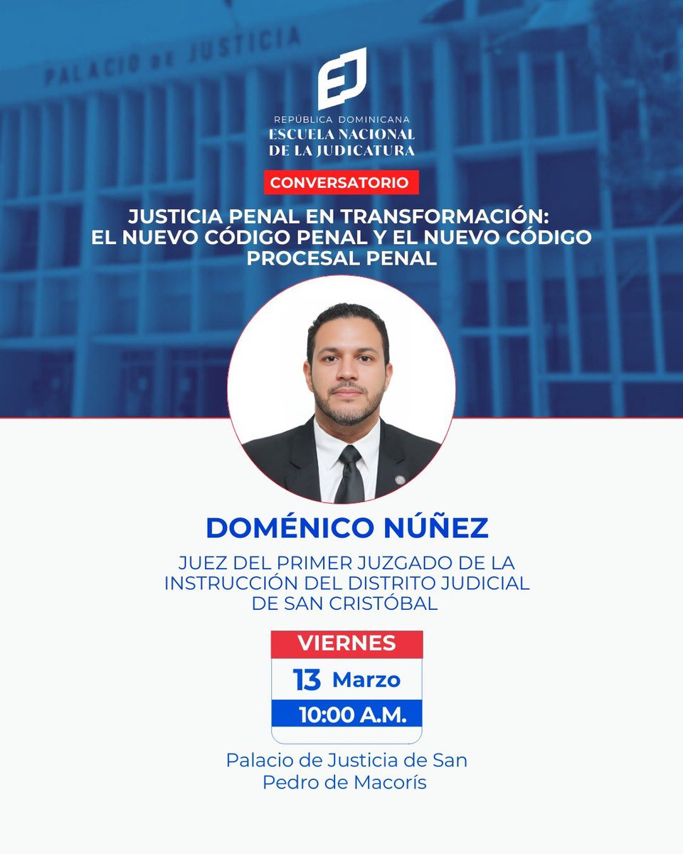 Escuela Nacional de la Judicatura tweet media