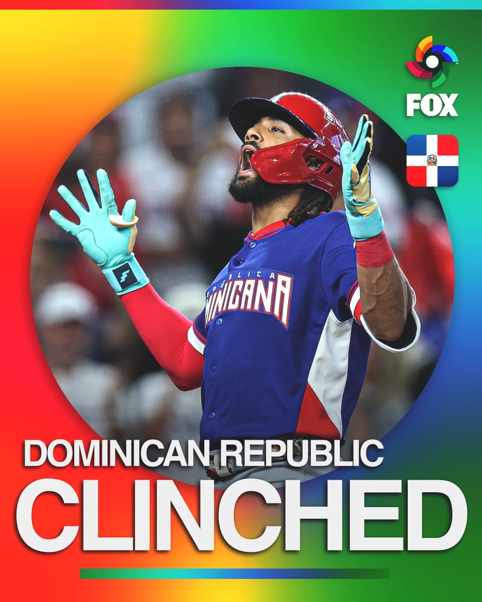 The Dominican Republic is moving on to the Quarterfinals after their 10-1 win over Israel! 🇩🇴