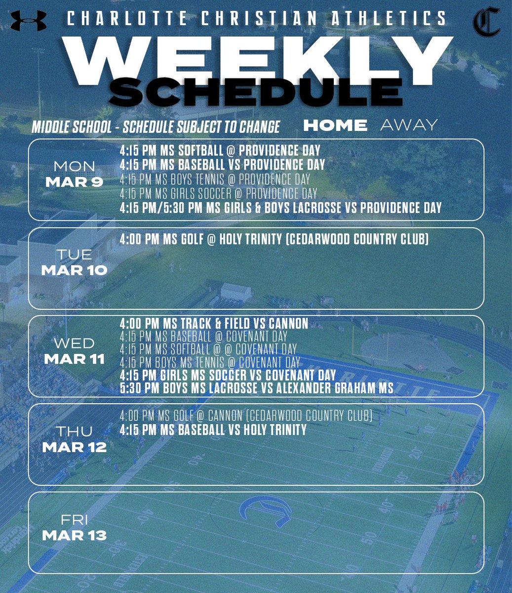 Charlotte Christian Athletics tweet media