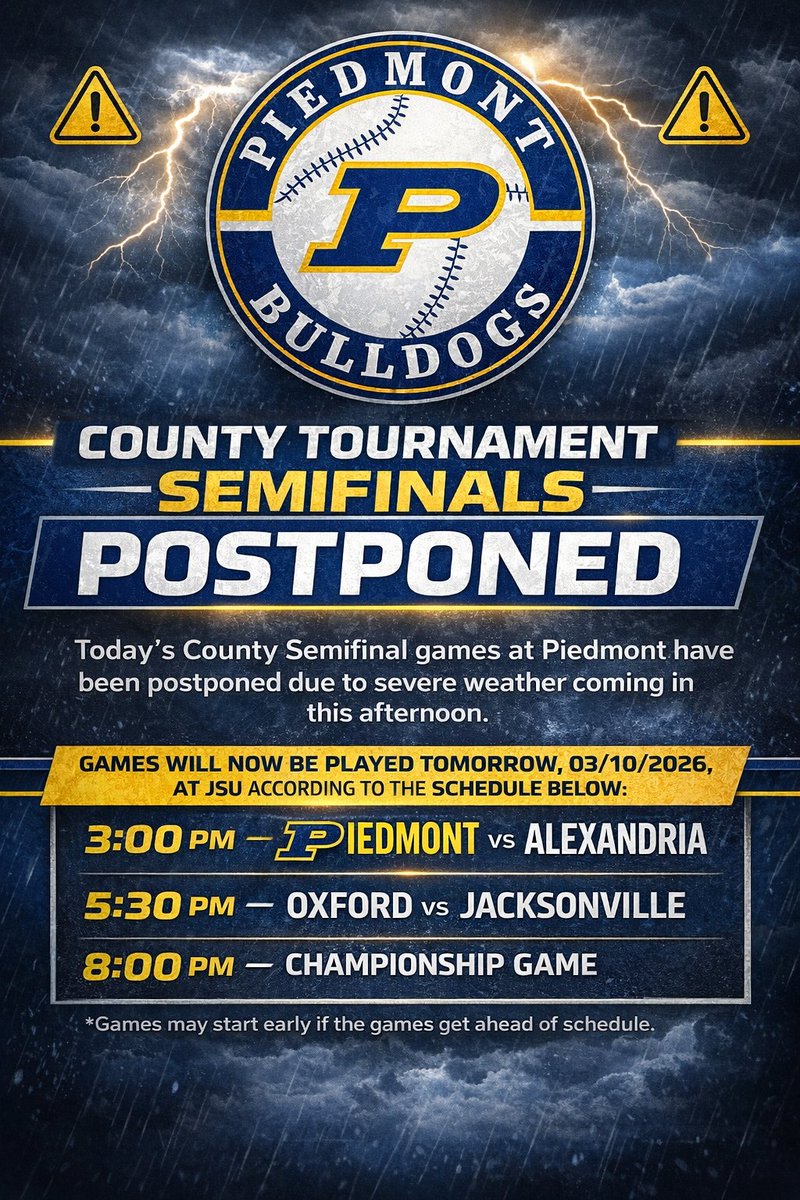 Piedmont Baseball ⚾️ tweet media