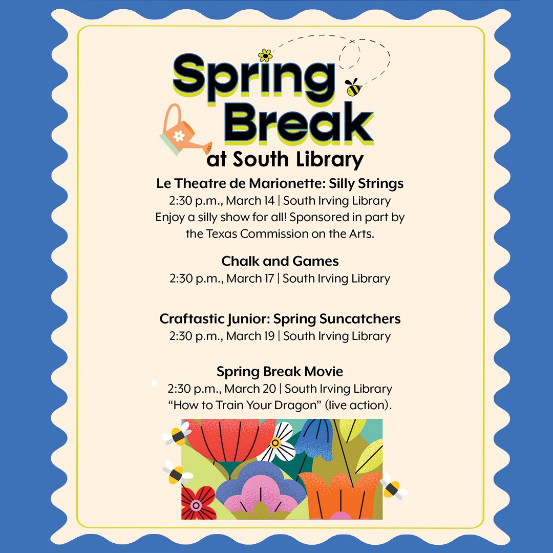 Irving Library tweet media