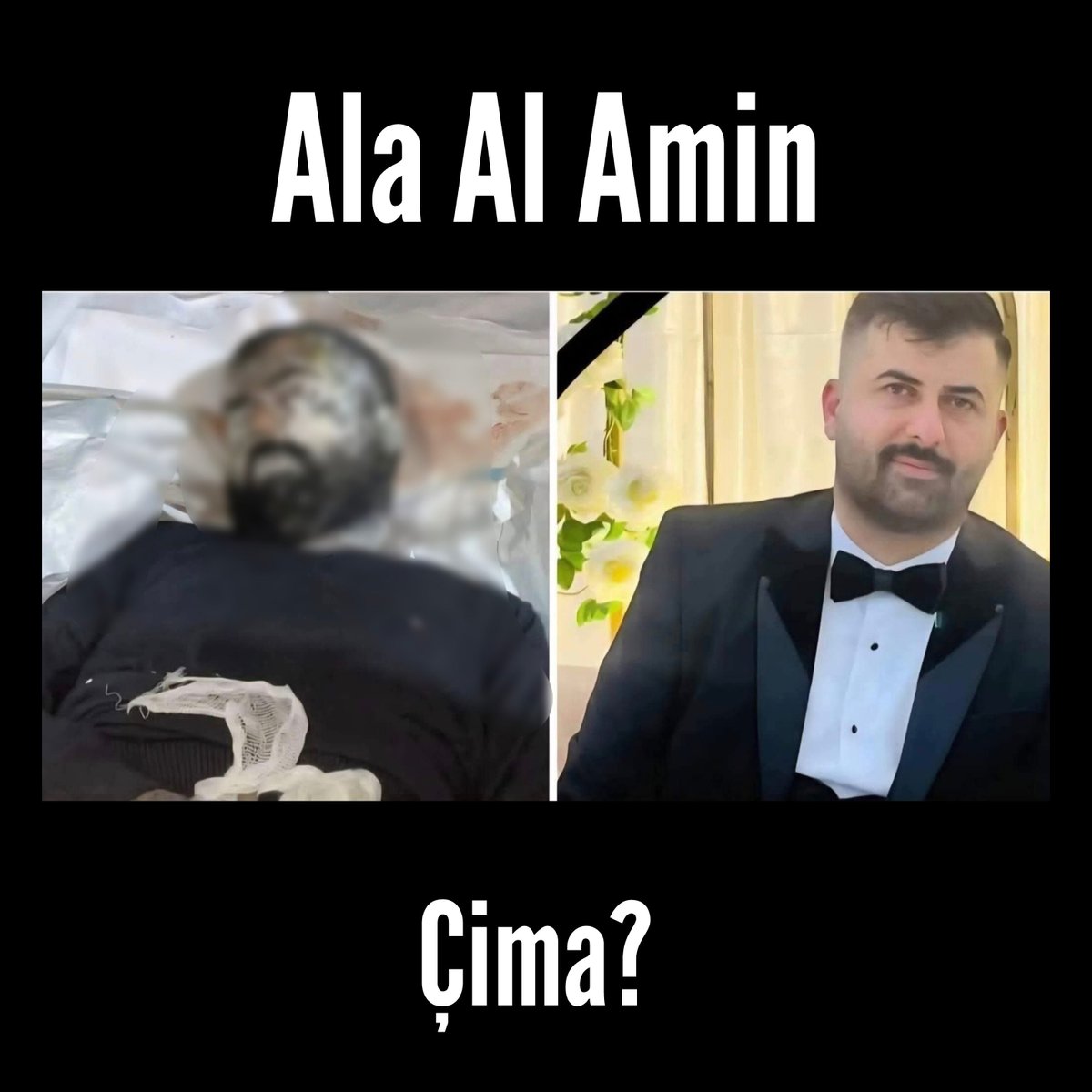 azadpenaberl's tweet photo. Kürt genci Ala Al Amin'e Ne Oldu?

Bu vahim olayı gündemde tutmak vicdani ve ahlaki bir meseledir. https://t.co/auSWNnw9OF