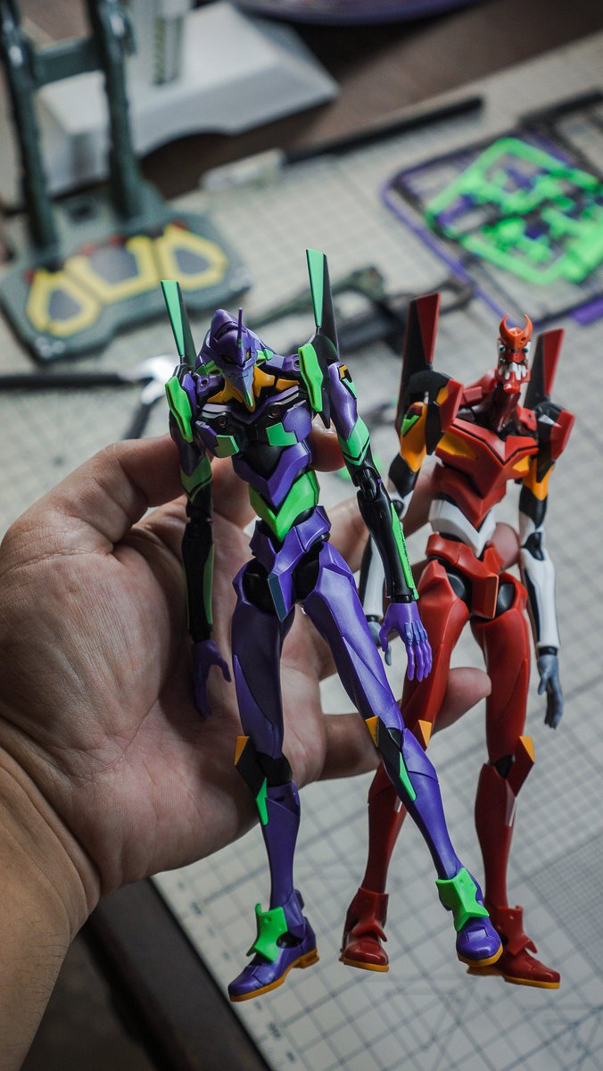 bajakering's tweet photo. Blokees Eva-01 &amp; Eva-02 https://t.co/qmub5He4Ye