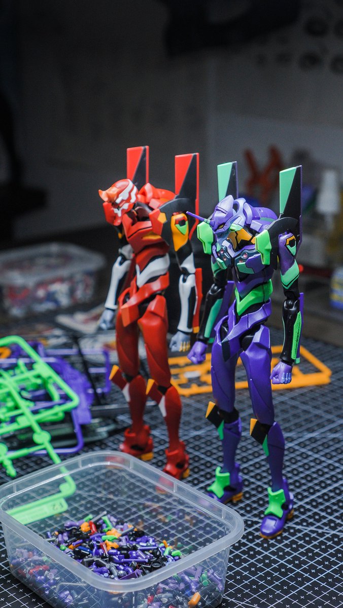 bajakering's tweet photo. Blokees Eva-01 &amp; Eva-02 https://t.co/qmub5He4Ye