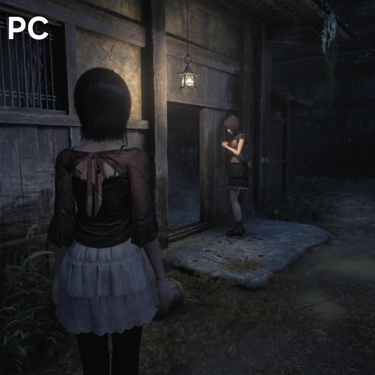 FenngMinn's tweet photo. @TheLunarTears @TeamNINJAStudio This isnt my personal screenshot, but some people like the brightness cranked up so they can see, however, the grain filter shouldn't scale with the brightness, its hard enough to see with it on and really doesn't add anything to the fear factor of the game. https://t.co/l8hm2r28Gl