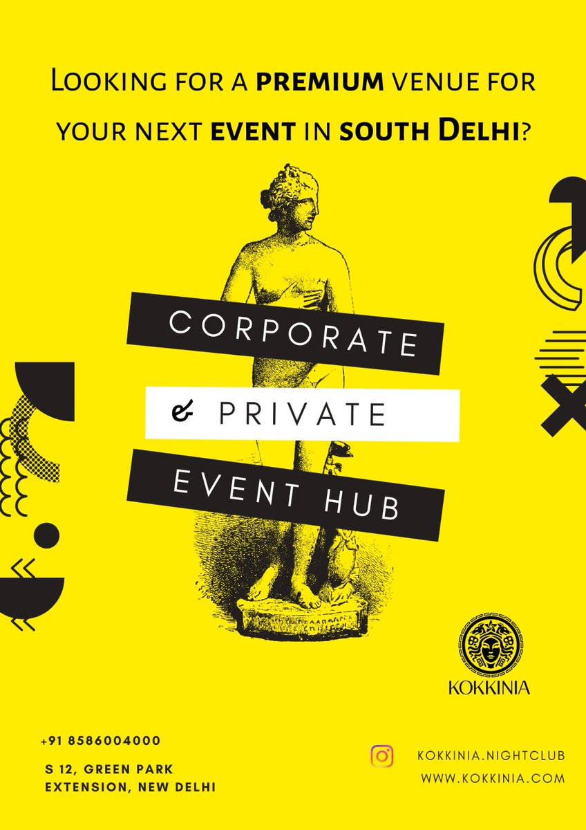 Cafeunderpass's tweet photo. "Best venue in Delhi for corporate events or private parties? 

@kokkiniaclub: South Delhi's premium hub!  VIP lounges, custom packages, vibes till 5 AM. 
#DelhiNightlife
+91 8586004000 
 S-12, Green Park Ext., New Delhi
 #BestvenueInDelhi #CorporateEventsDelhi #PrivateEventVenueDelhi #KokkiniaDelhi