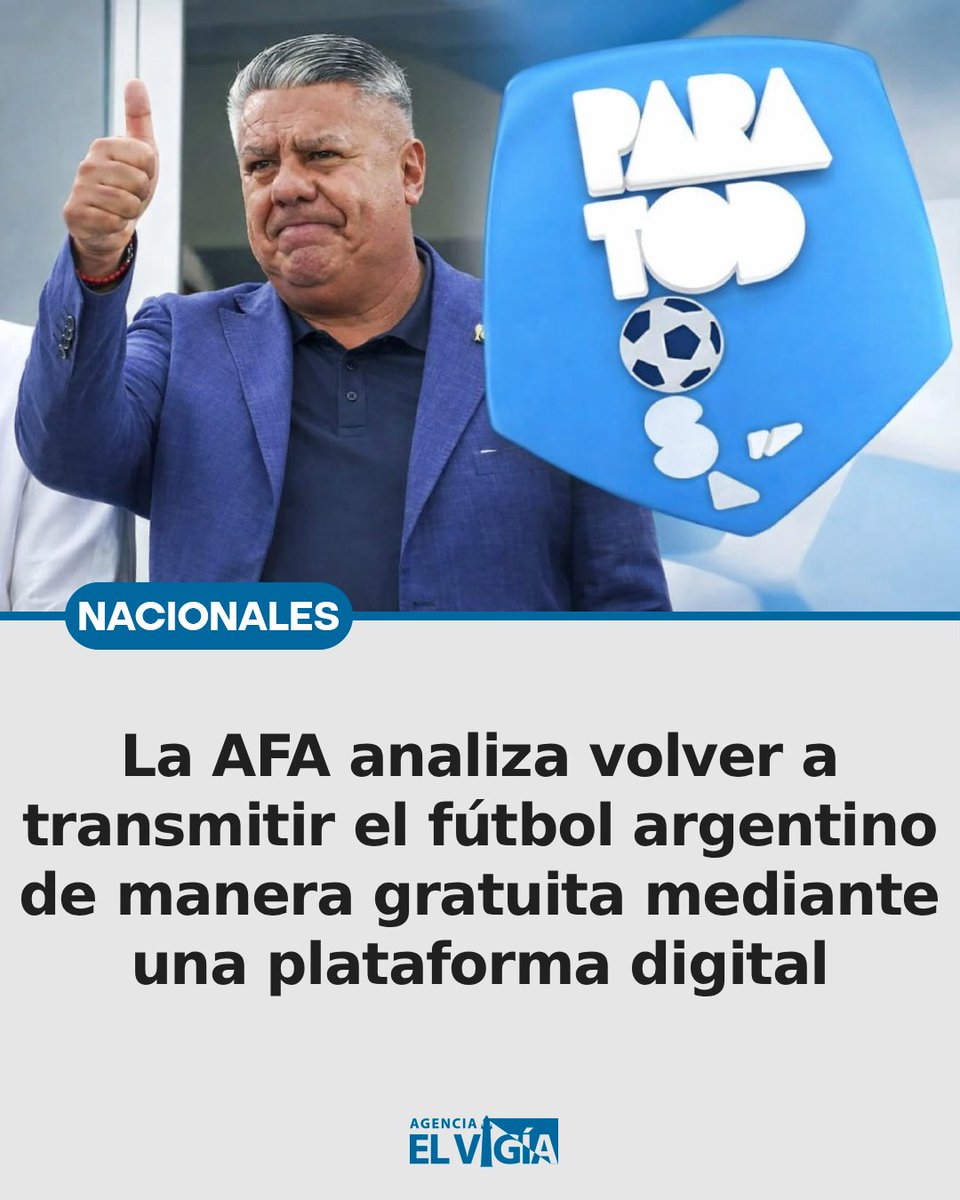 ¿Se viene "Chiqui" Tapia Presidente?

La nota completa en agenciaelvigia.com.ar