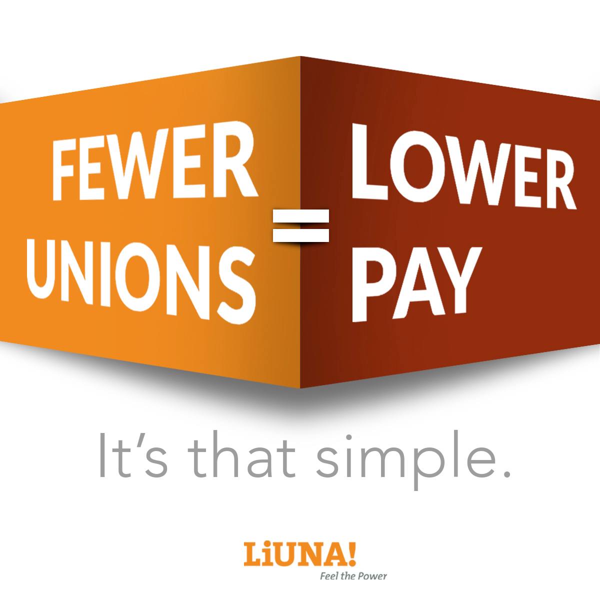 Union strength lifts all workers. More #Unionized jobs help raise standards across entire industries. #1u #UnionStrong #LiUNA