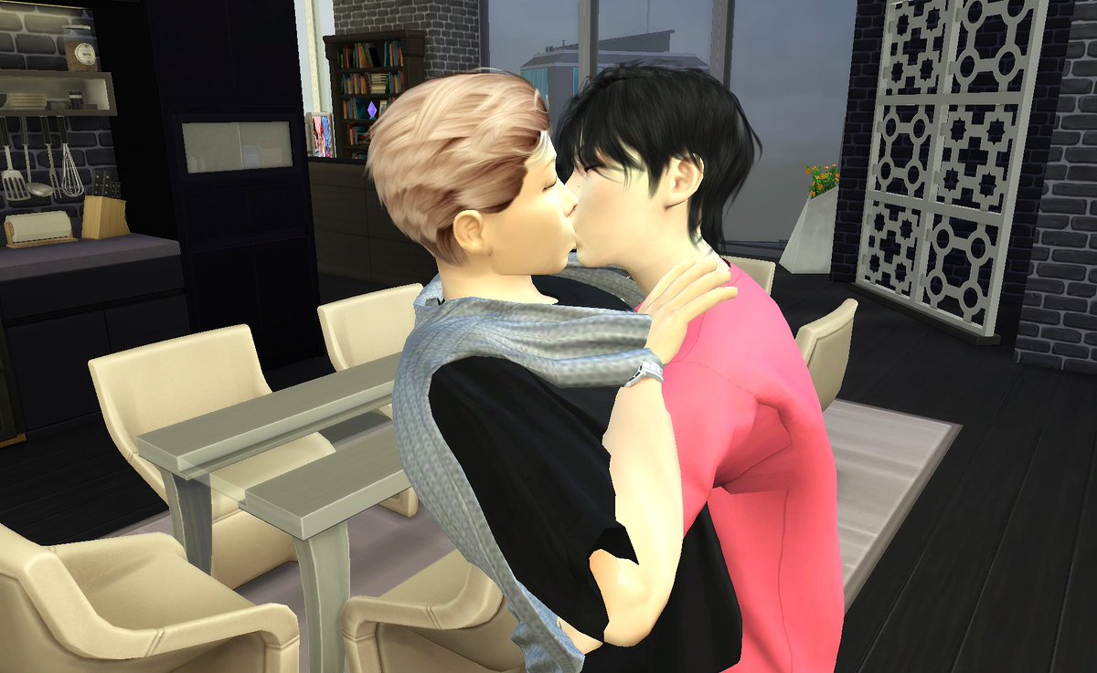 myBTSims's tweet photo. literally in front of our personal assistant' salad🫣😅

...Guess she's used to it ,,,,yeah😌😏

#myBTSims #BTS #NamJin 
#SeokJin #NamJoon #TS4 https://t.co/8hvj5smuW4
