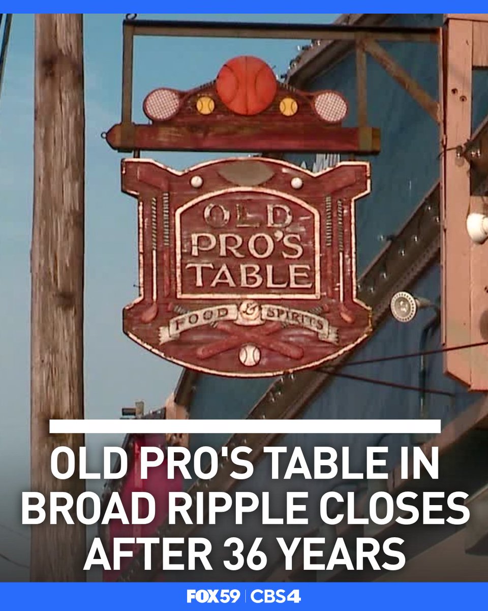 NEW: Old Pro's Table, a staple of the Broad Ripple bar scene for the past 35 years, has served its last drink. Do you have a favorite memory at OPT? fox59.com/news/indynews/…