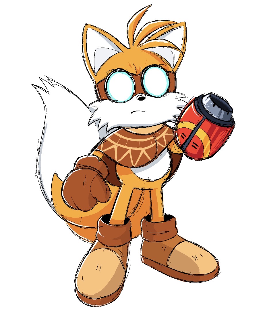Justin61894350's tweet photo. Nomad Tails - (Sonic Forces Reimagining) https://t.co/QGJXOJLUHW