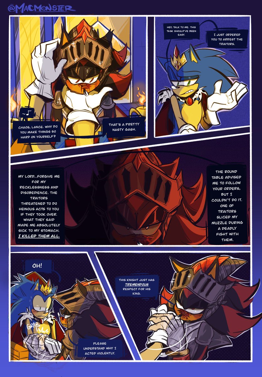 MacMonsterArt's tweet photo. A Knight’s Dedication 💙🖤

it’s an oldie I drew many moons ago, but still a goodie imo 

#sonadow #sonic #shadowthehedgehog #sonicthehedgehog #lansoni #sonicandtheblackknight #sirlancelot #sth #sonicfanart #kingarthur https://t.co/en2ig3upDP