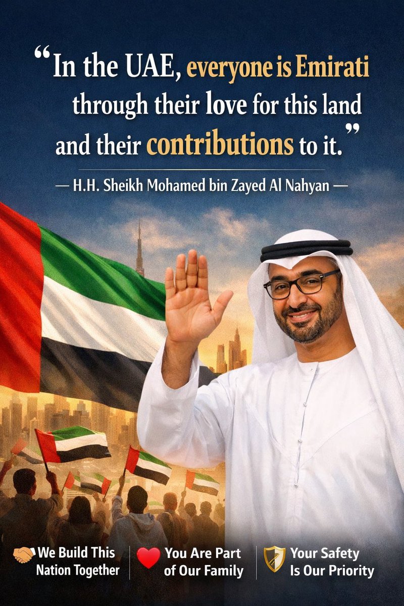 shakeelmirza1's tweet photo. @MohamedBinZayed #uaeisafe ♥️ https://t.co/h2jfDN3OpZ