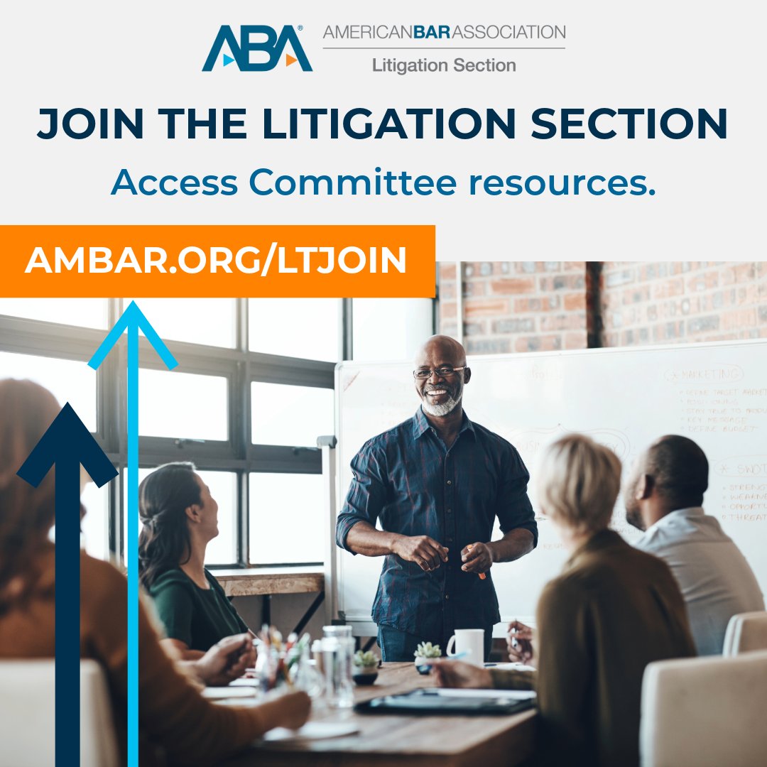 ABA Litigation Section tweet media