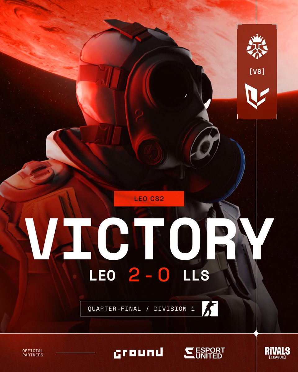 .<a href="/LundEsports/">LEO Esports 🇸🇪</a> undefeated season continues as they make the #RIVALSLEAGUE semi finals 👏

Overpass: 13-7
Inferno: 13-3
