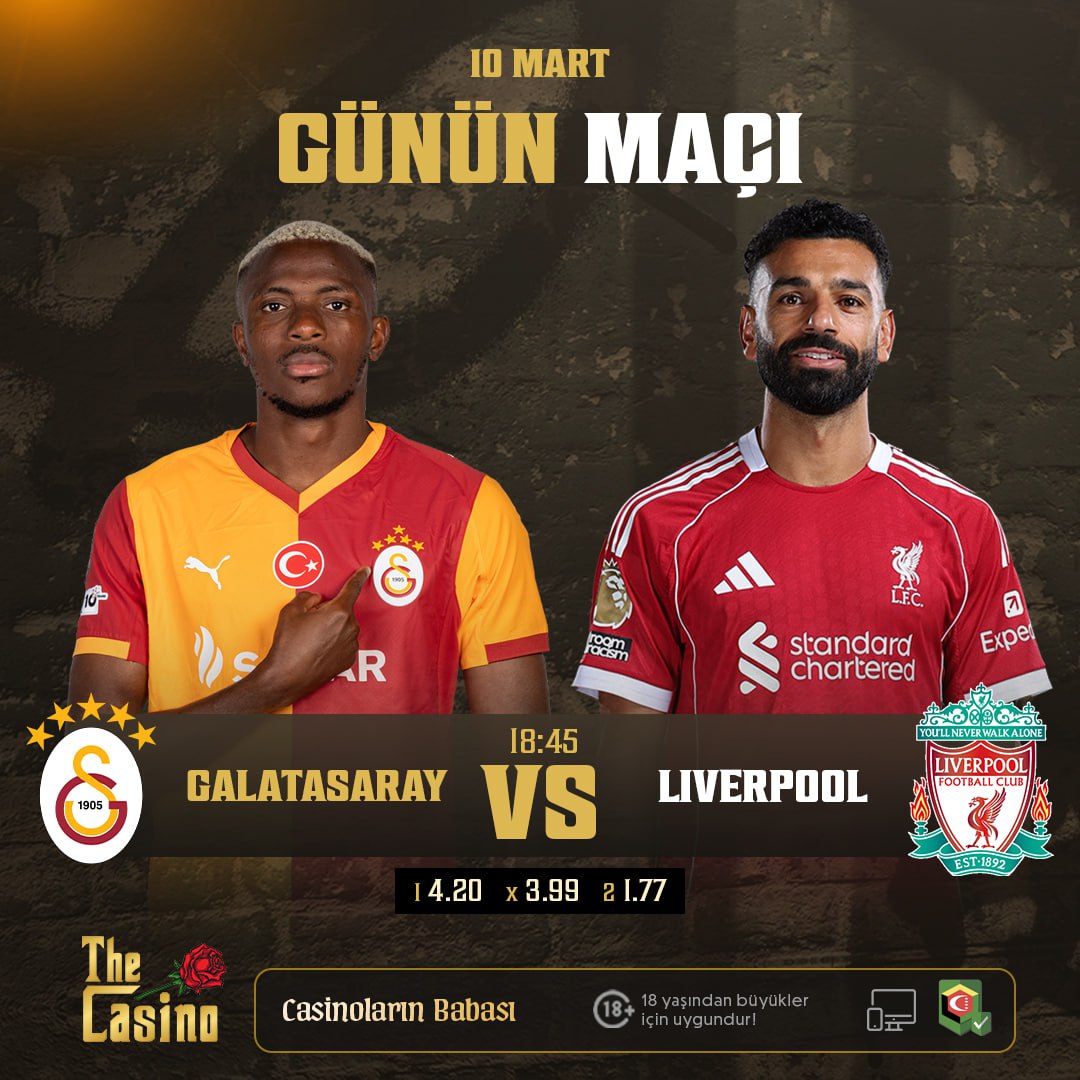 thecasinosocial's tweet photo. DEV MAÇ 🔥

Galatasaray 🆚 Liverpool

Skoru doğru tahmin et, ödülü kap! 🎯

💰 5 Kişiye 2.000₺ Nakit Ödül!

Katılmak çok basit 👇
✅ RT
❤️ Beğen
👤 Takip et
💬 Yoruma skor tahminini yaz
Sence maç kaç kaç biter?

Casinoların Babası
The Casino https://t.co/YrOawXeMr6