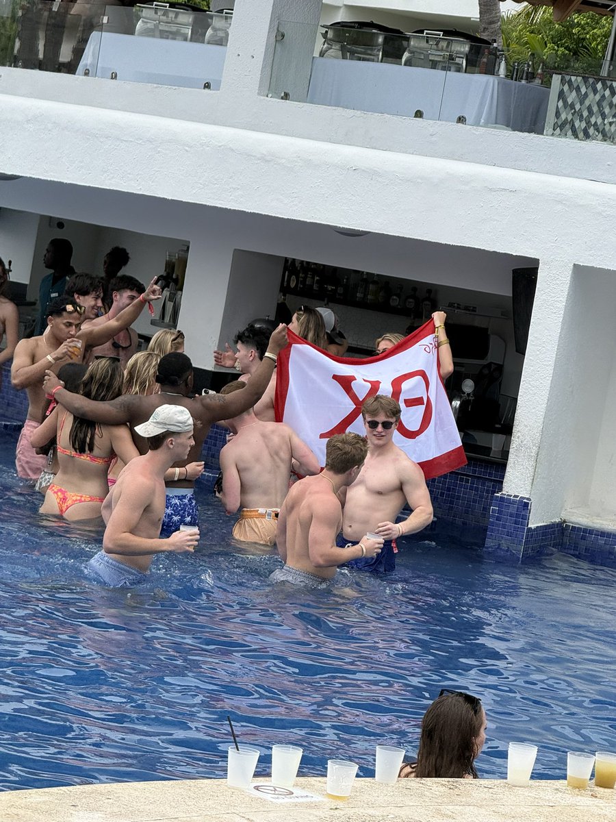 HotRodRicky69's tweet photo. Yeah boys let’s pull out the theta chi flag in the swim up bar and take a tuff flic #nukethewholehouse #punta https://t.co/deuwLS4kDo