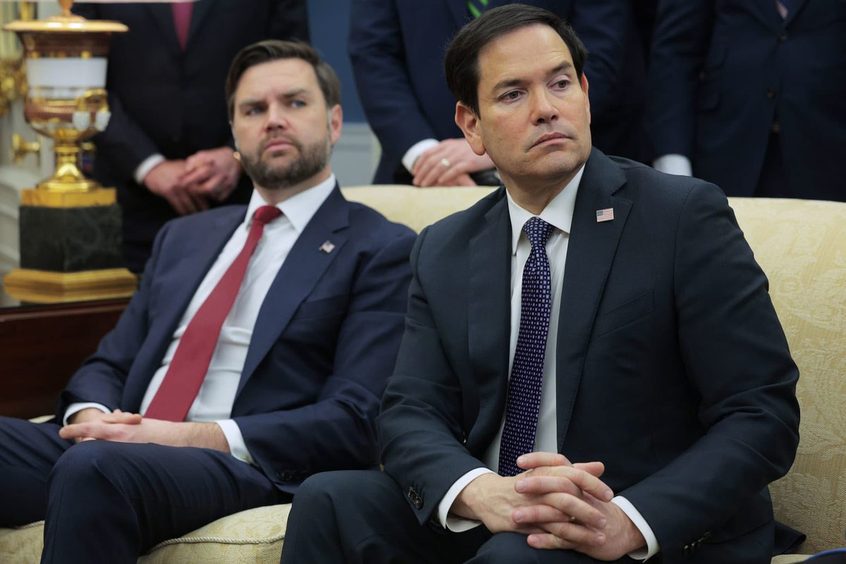 Osint613's tweet photo. NEW 🔴

NBC REPORT: The Iran war is reshaping the 2028 race to succeed President Trump, with Vice President Vance and Secretary Rubio emerging as the leading contenders.

At a recent event, attendees signaled strong backing for Rubio, with loud cheers when his name was mentioned.

“It was almost unanimous for Marco,” said one attendee, who spoke on condition of anonymity.