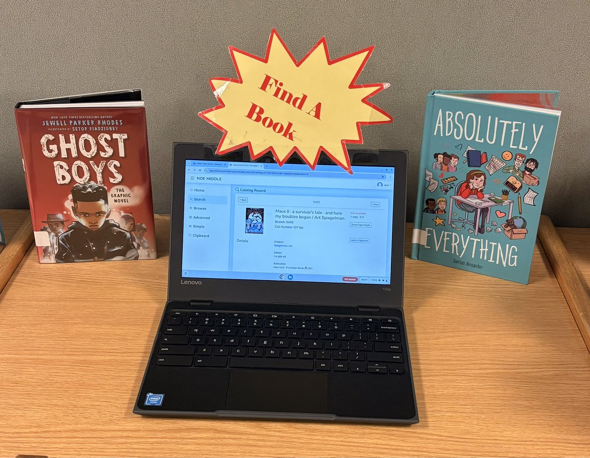 Noe Middle School Library tweet media